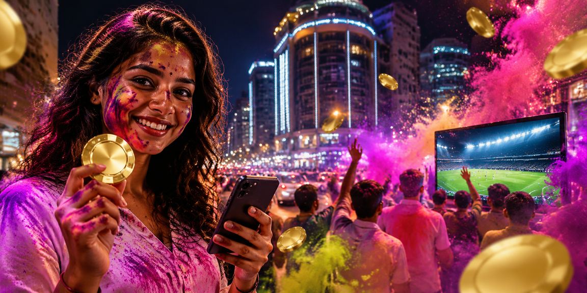 Excited Indian cricket fans watching IPL at night with mobile betting