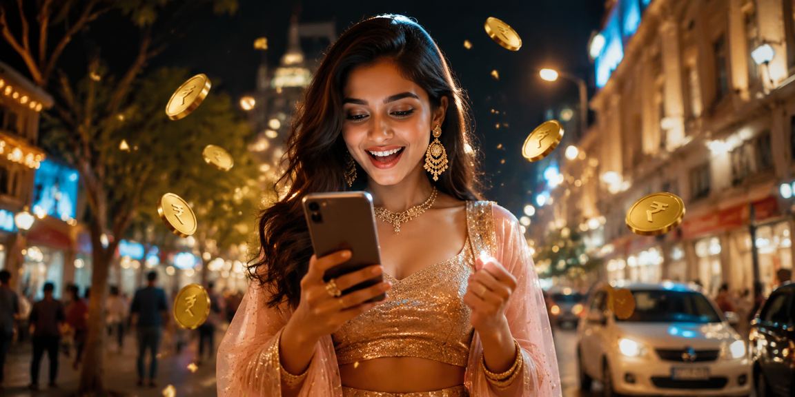 Mobile phone showing UPI payment confirmation screen